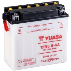 motobaterie YUASA 12N5,5-4A (12V 5,5Ah)