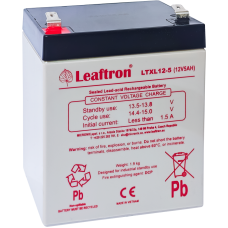 akumulátor Leaftron LTXL12-5 T2 (12V/5Ah)