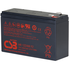 akumulátor CSB HR1224W F2F1 (12V/6,4Ah)