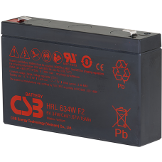 akumulátor CSB HRL634W F2 (6V/9Ah)