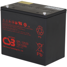 akumulátor CSB GPL12520 (12V/52Ah)