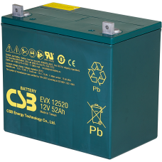 akumulátor CSB EVX12520 (12V/52Ah)