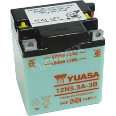 motobaterie YUASA 12N5,5A-3B (12V 5,5Ah)